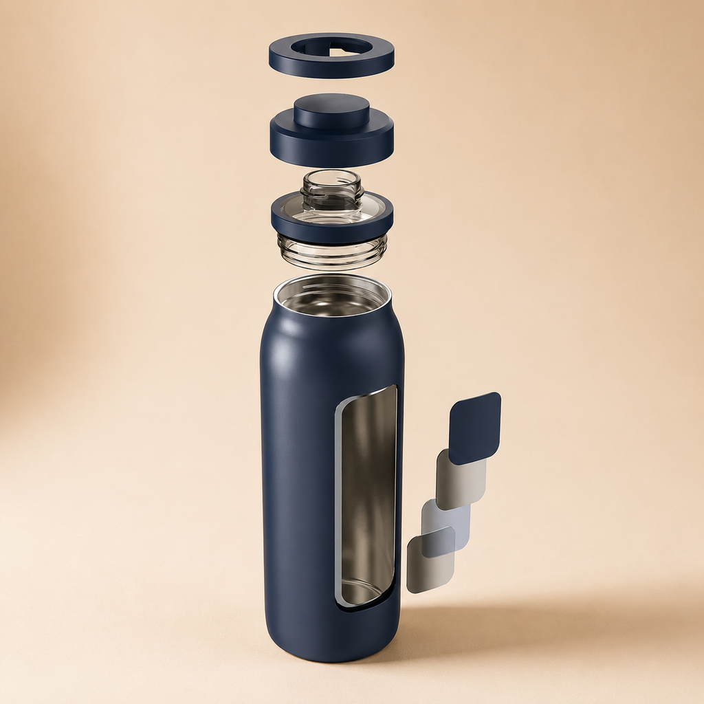 MagMount Pro — Magnetic Phone Holder Bottle | Vacuum Insulated Steel