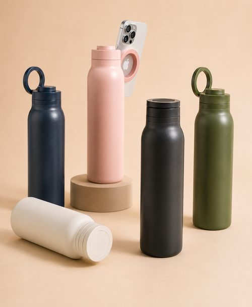 MagMount Pro — Magnetic Phone Holder Bottle | Vacuum Insulated Steel
